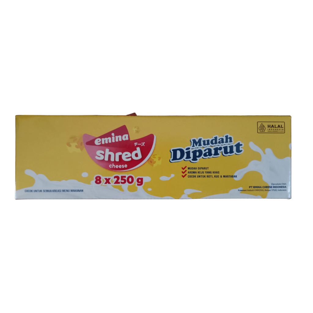 

Emina Shred Keju Mudah Diparut 250gr