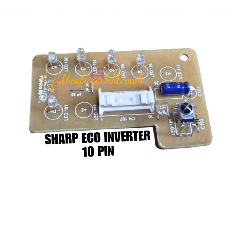 Sensor PCB AC Sharp ECO inverter 10pin / Receiver AC Sharp ECO inverter 10pin