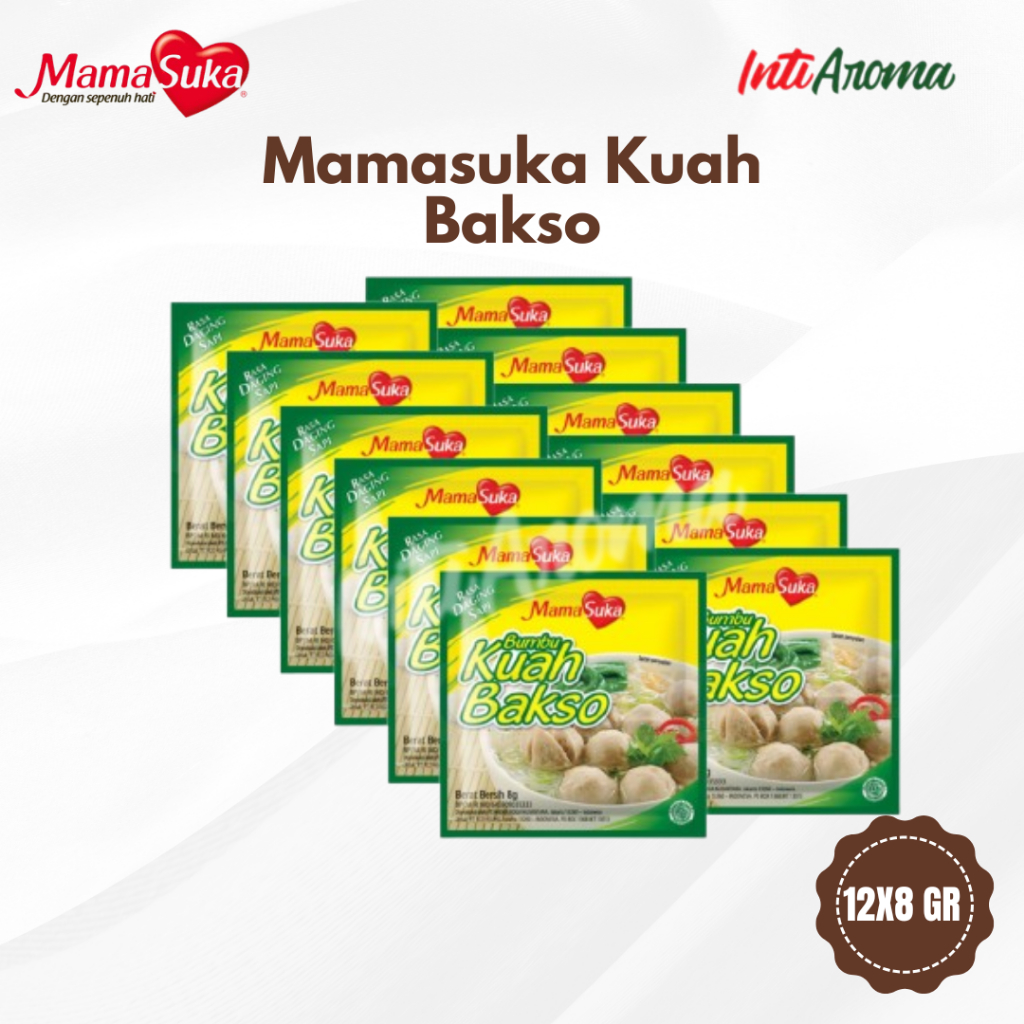 

Mamasuka bumbu kuah bakso 12x8gr