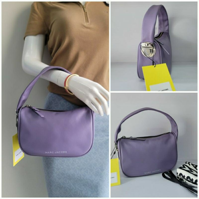 tas MJ the Pushlock mini hobo bag, Purple.