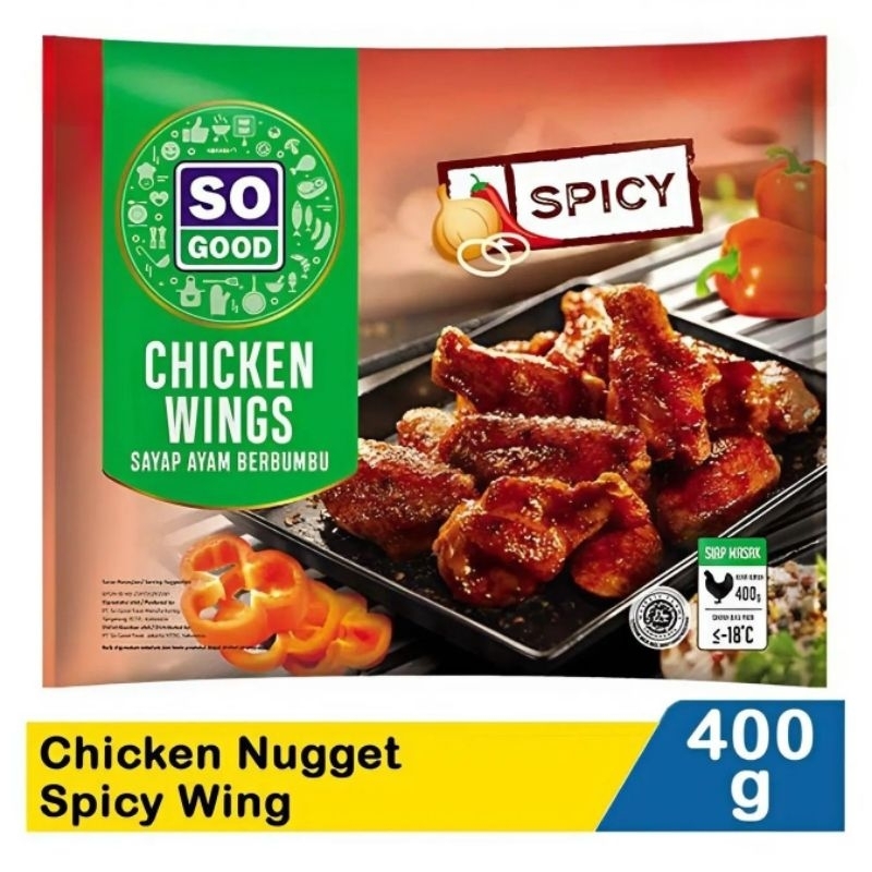

So Good Chicken Spicy Wing 400G