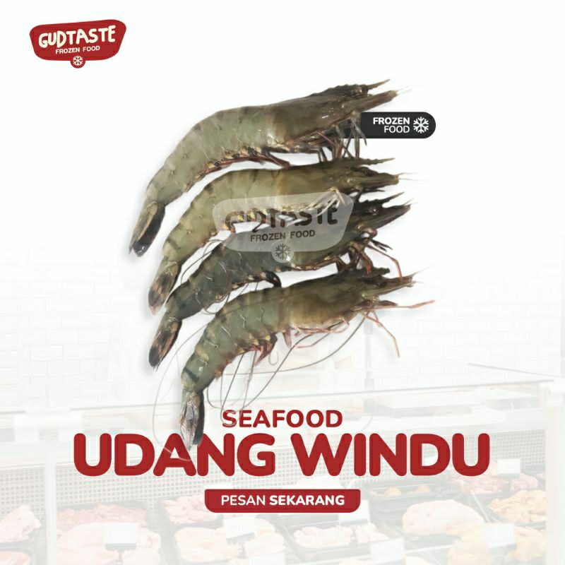 Udang Windu - Black Tiger Shrimp - Udang Windu Tambak - Windu Fresh Frozen - Jual Udang - Surabaya
