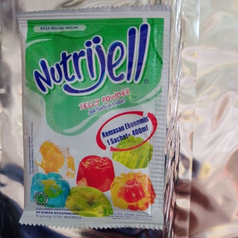 

Nutrijell rasa melon kemasan sachset @plastikdanbahankue