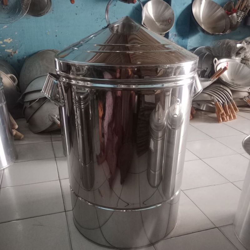 Dandang jumbo nasi 30kg stenlis tebal