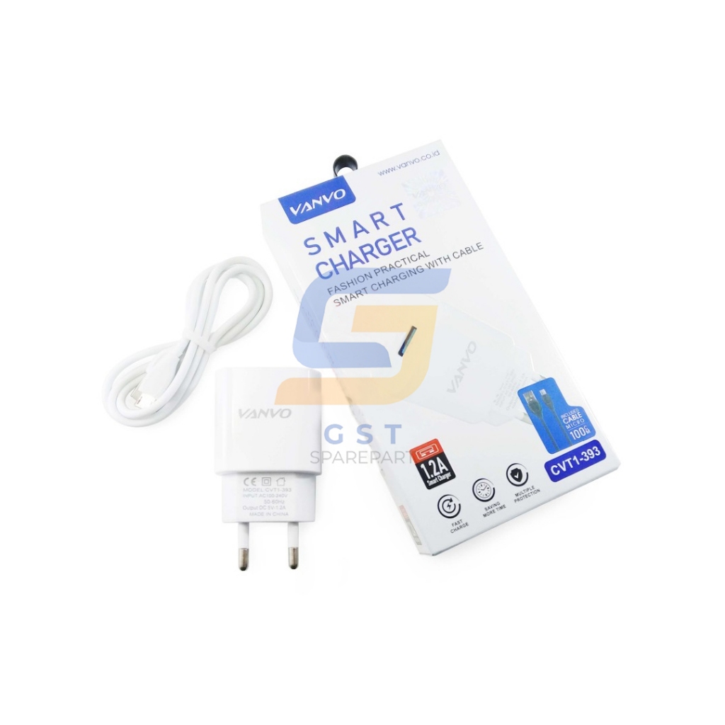 CHARGER MICRO USB VANVO CVT1-393 1 PORT USB