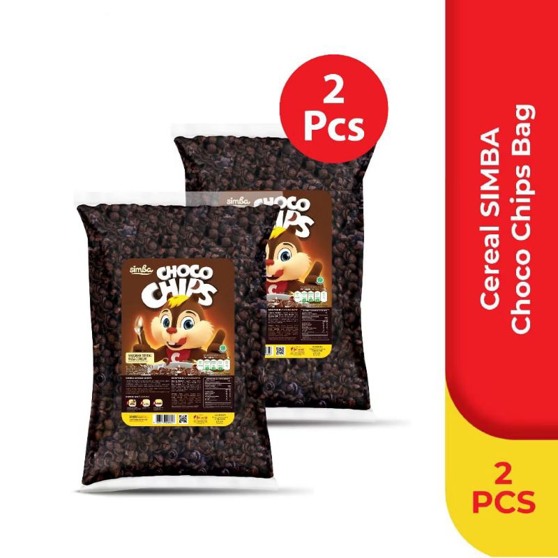 

Cereal Simba Choco Chips Bag 950gr × 2 Pcs