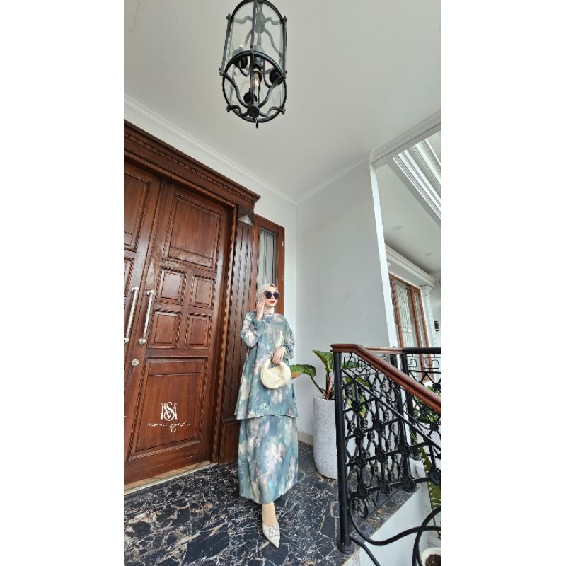 Ameera set melayu haniyah print