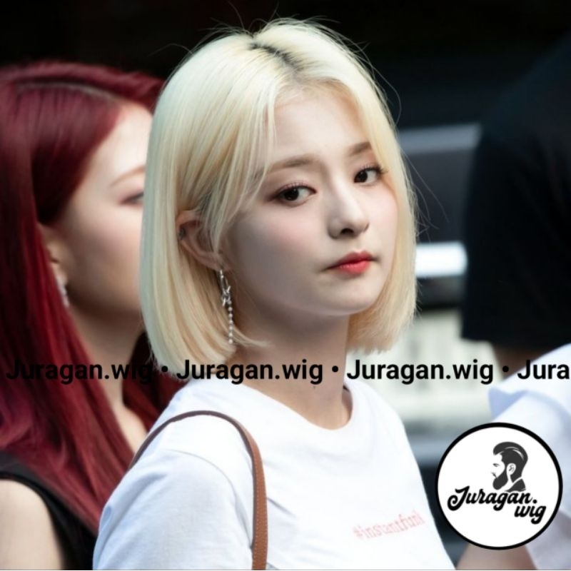 WIG WANITA RAMBUT PENDEK WARNA BLONDE