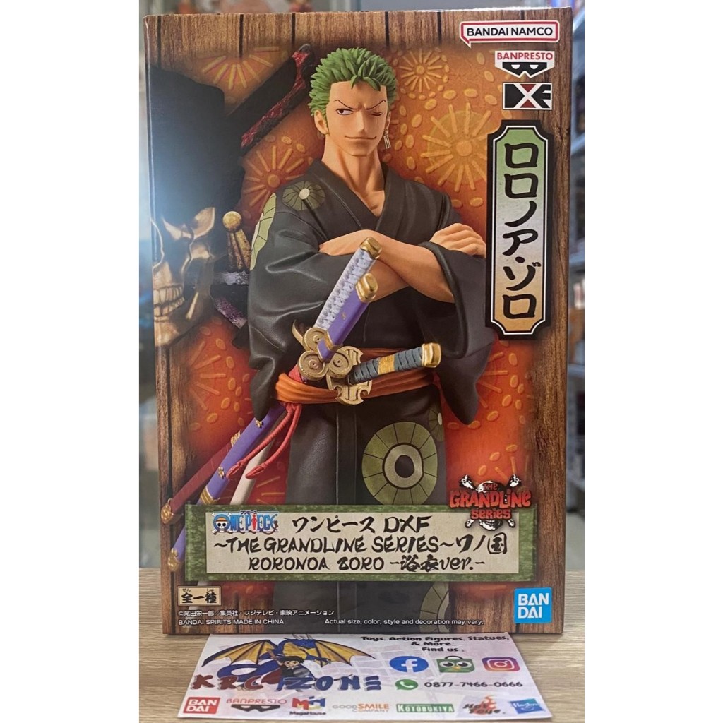BANDAI BANPRESTO GRANDLINE ONE PIECE YUKATA DXF GLM RORONOA ZORO