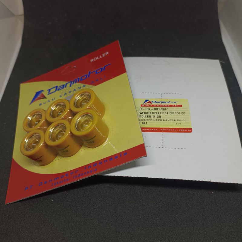 Roller 14Gram Vespa Matic Sprint Primavera Lx S Lxv Gts 150cc Damotor