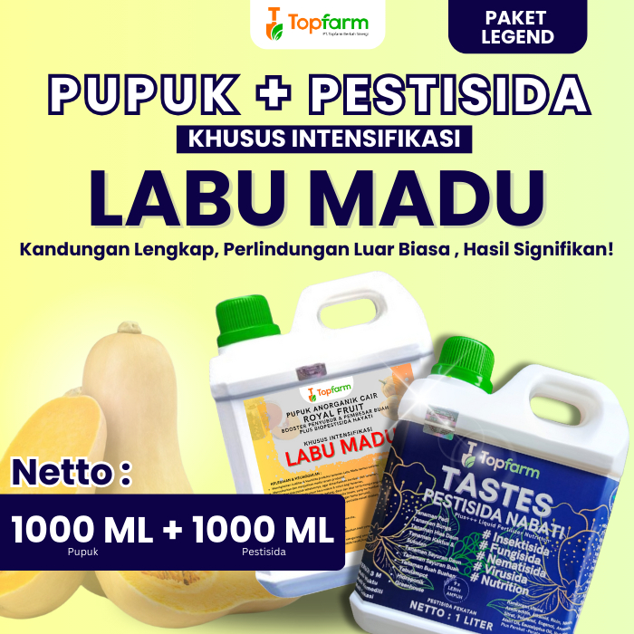 Pupuk Topfarm / Pupuk Khusus Tanaman Labu Madu / Pupuk Cair Khusus Buah Labu Madu / Pupuk Khusus Bua