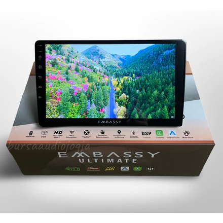 Headunit Android Embassy 9 Inch dan 10 Inch 2/32 Carplay Android Auto