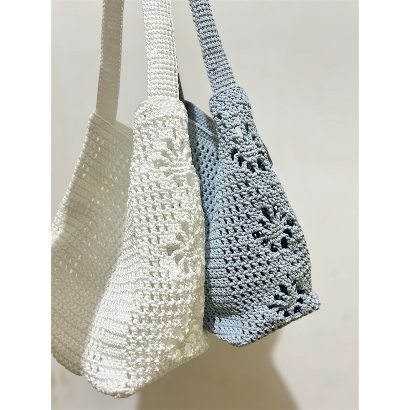 Tas rajut cantik | Net bag rajut | hobo bag rajut | Spider net bag