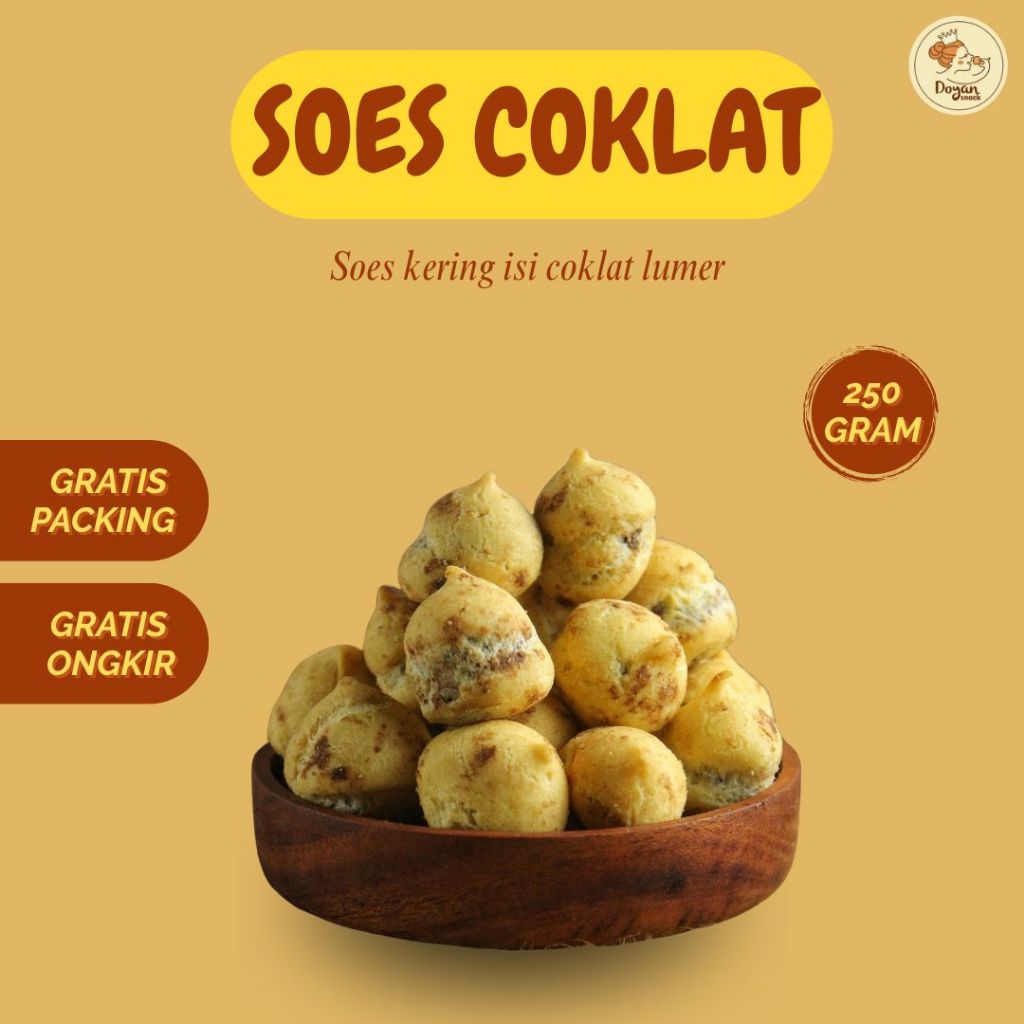 

SOES COKLAT / SOES ISI COKLAT / SOES KERING COKLAT 250GR