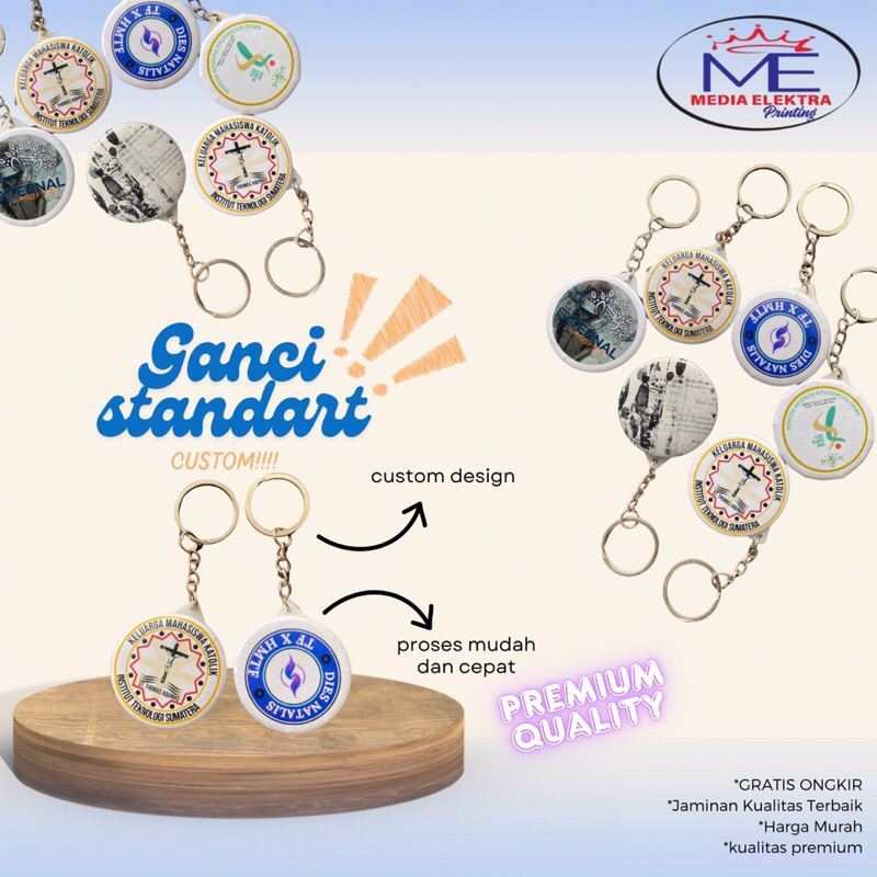 GANCI PIN GANTUNGAN | PIN CUSTOM | GANCI CERMIN