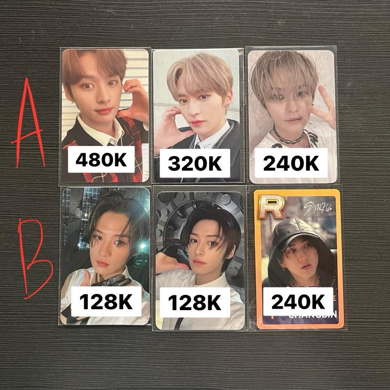 stray kids leeknow photocard christmas evel noeasy withfans interpark 5star rockstar changbin