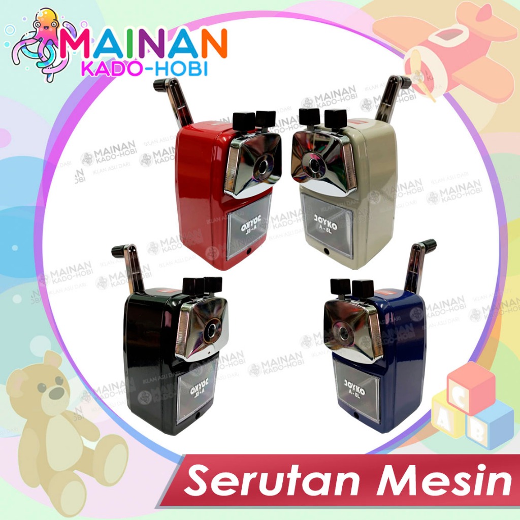 

PENCIL SHARPENER SERUTAN PUTAR RAUTAN PENSIL MEJA BESI