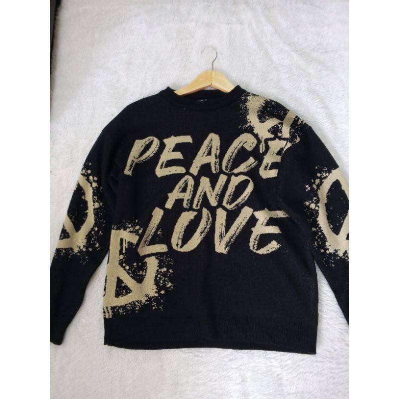 Knit Crewneck Peace