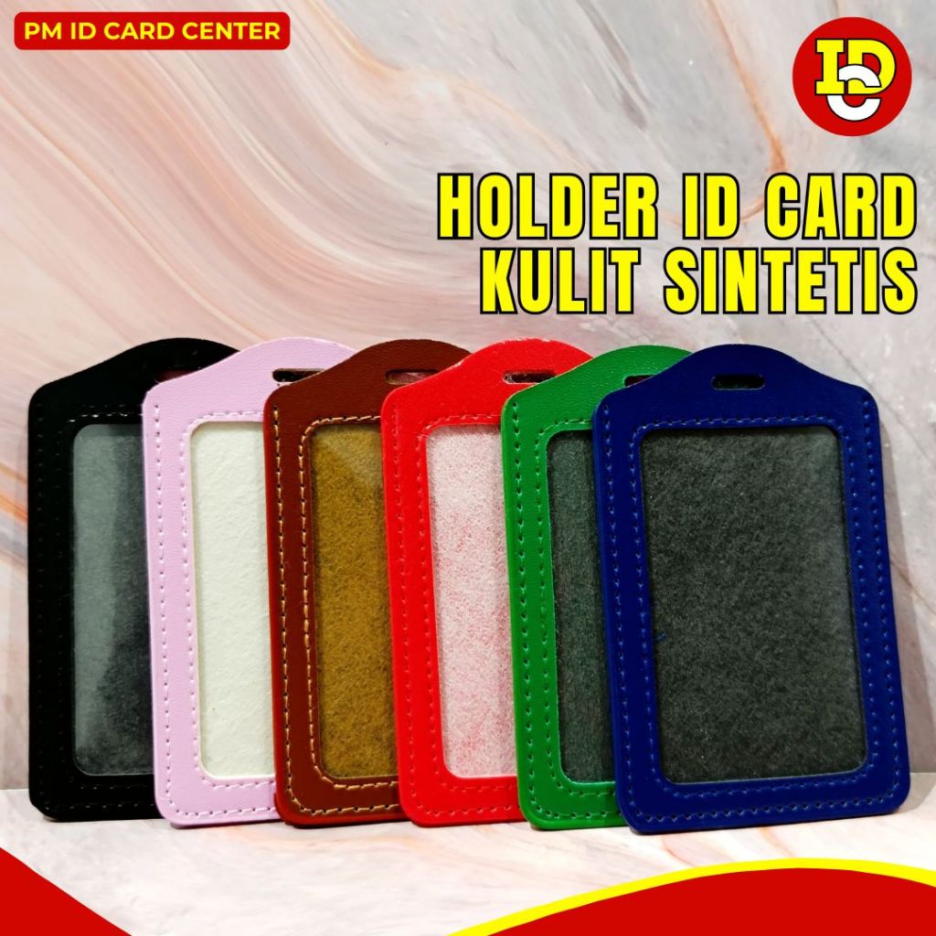 

Casing Holder Id Card Kulit Sintetis Imitasi