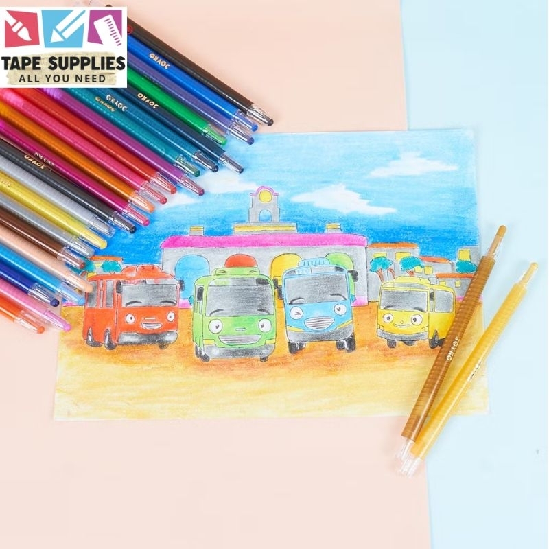 

YUH 12/24 warna Krayon Putar - Twist Crayon JOYKO TWCR