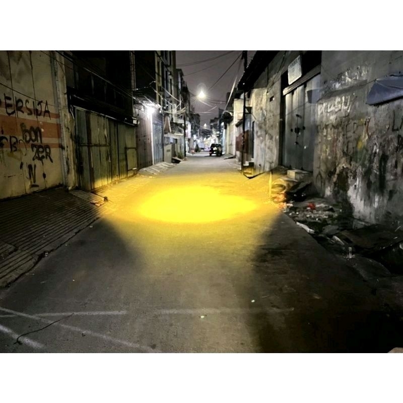 LAGI PROMO LAMPU LED TEMBAK LASER 3 MATA NINE LUXIMOS Q9 Q9PROHi LOW MOBIL MOTOR 2 WARNA SUPER