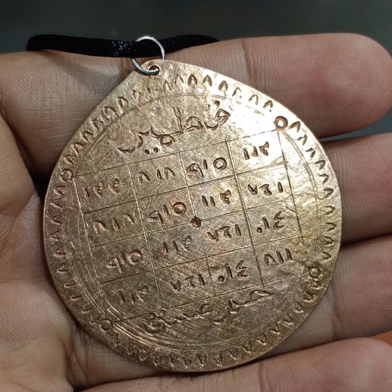 kalung pancar merah qitmir andarun kuningan bonus minyak gaharu 2 ml