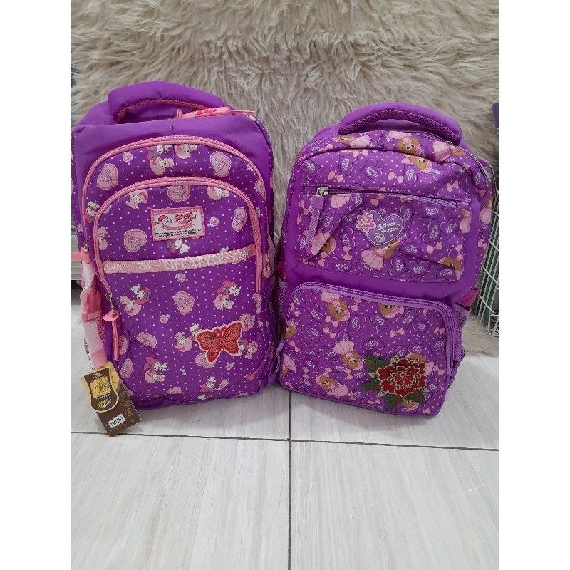 tas anak sekolah silver girl by altoo girls/tas ransel anak perempuan