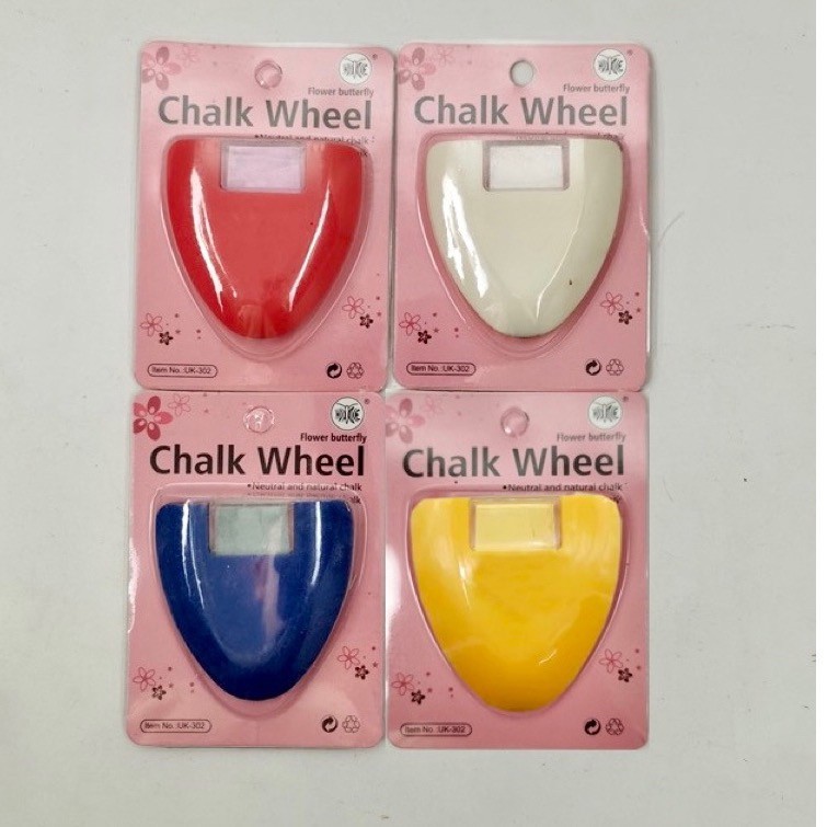 Kapur Penanda Kain Pola beroda Bahan Tailor Chalk Wheel Kapur Jahit