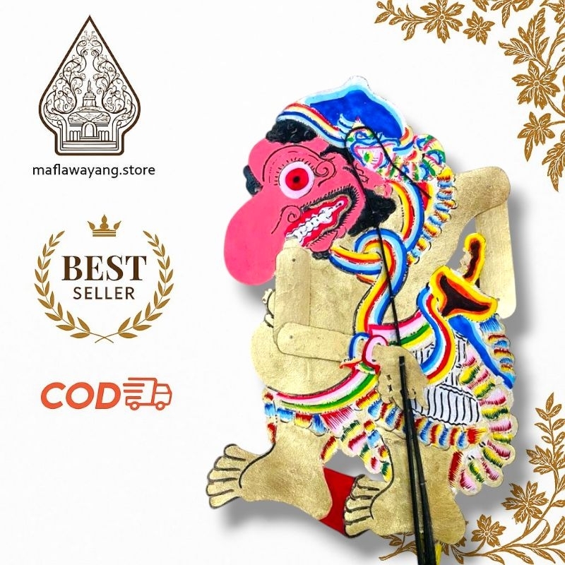 Wayang Kulit Asli Buto Terong Standar Dalang