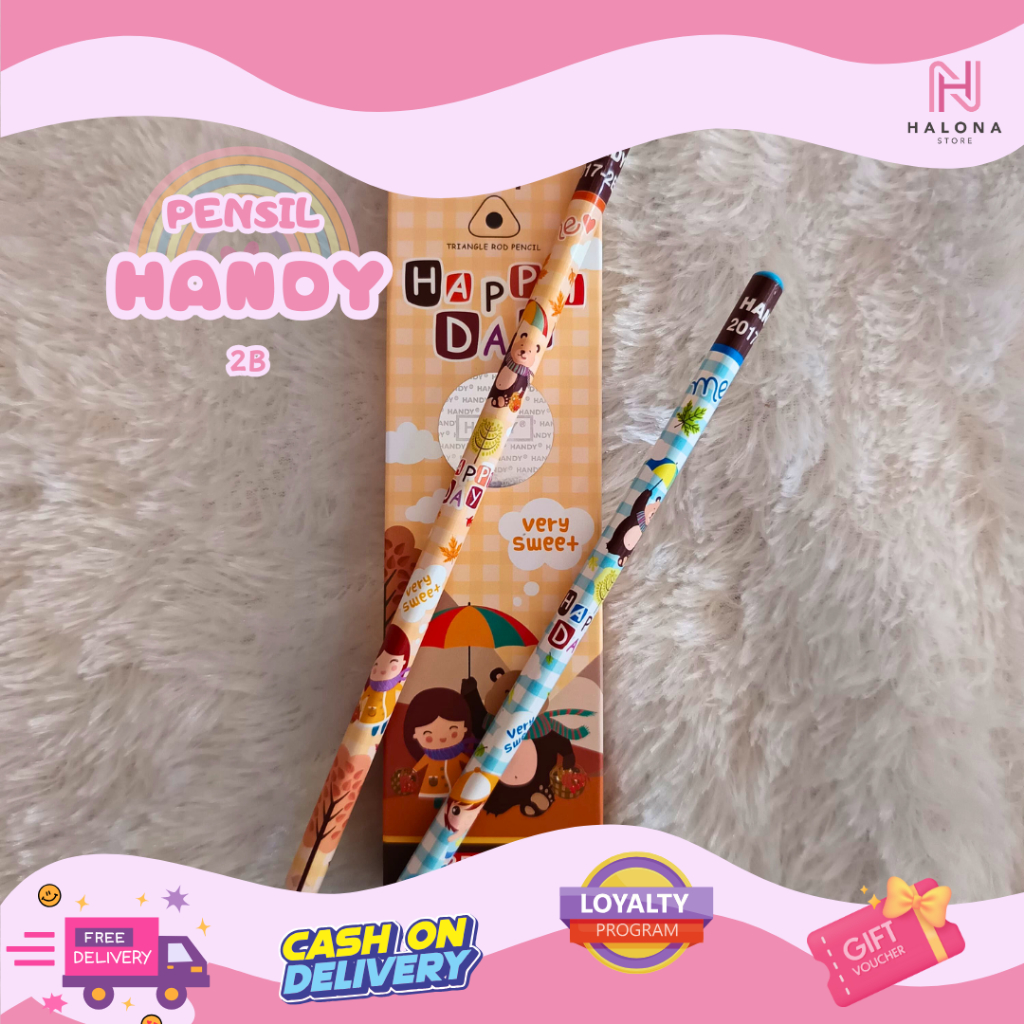 

Pensil 2B Handy isi 12pcs
