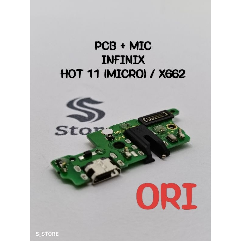 CONNECTOR CHARGER INFINIX HOT 11 X662 ORI PAPAN KONEKTOR CAS PCB BOARD CON TC INFINIX HOT 11 X662