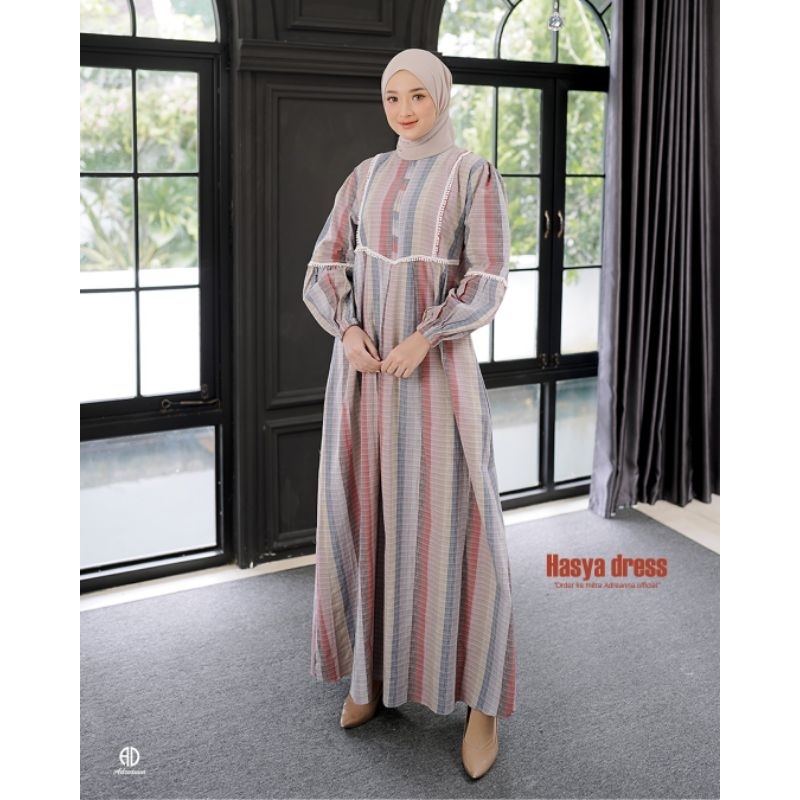 HASYHA DRESS KATUN TRISET