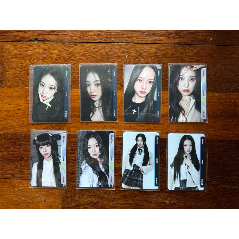 tripleS assemble24 photocard objekt jiyeon jiwoo dahyun chaeyeon hyerin xinyu