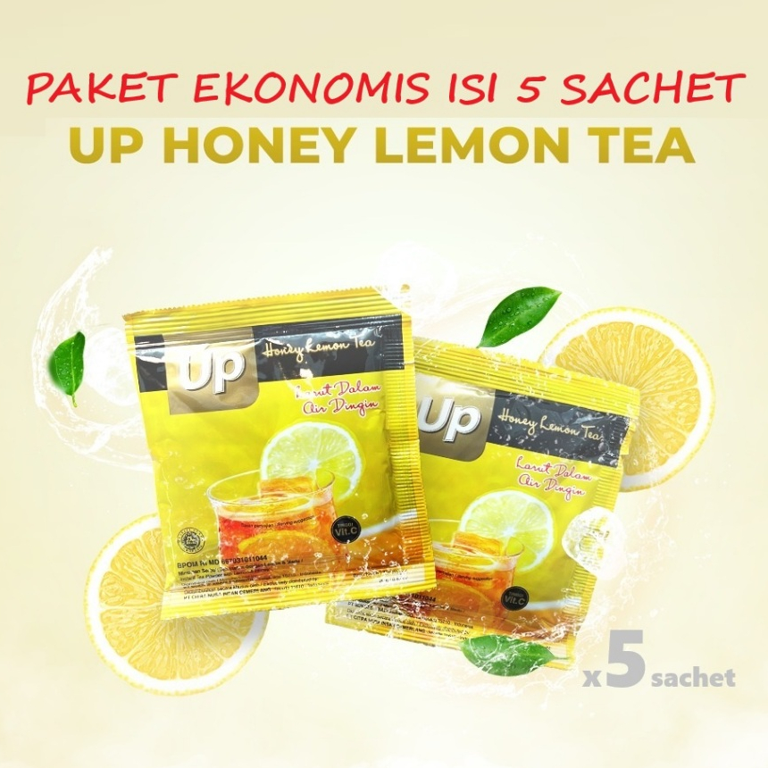 

CNI Up Minuman Teh Lemon Madu Honey Lemon Tea isi 5 Sachet Tinggi Vit C - Cold Brew