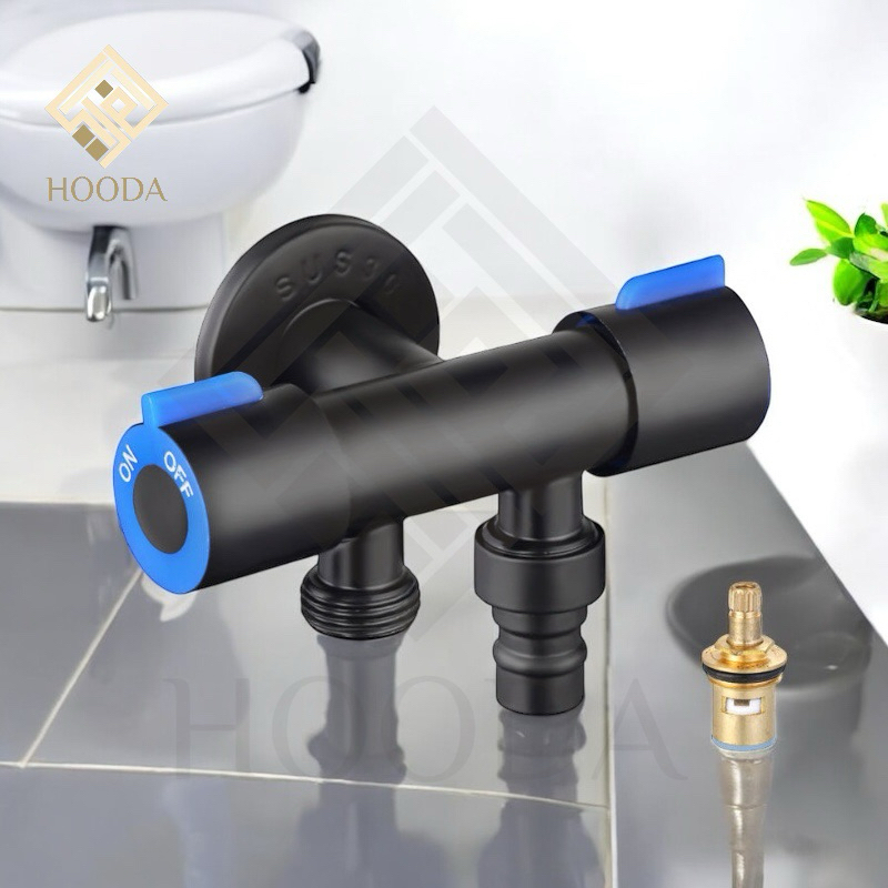 Kran Double/Stop Kran Cabang/Kran Air Tembok Double 1/2 Inchi