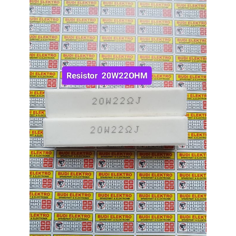 RESISTOR 20W 22R 20 WAAT 20OHM