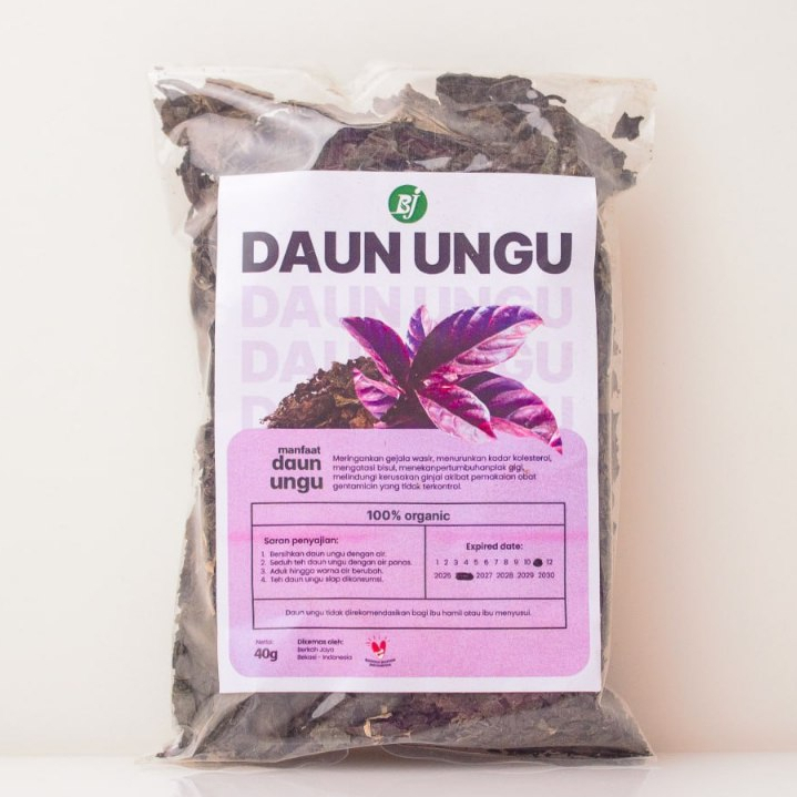 

Teh Tubruk Daun Ungu 40 gram BJ Organik Bantu Obat Herbal Redakan Wasir & Ambeien