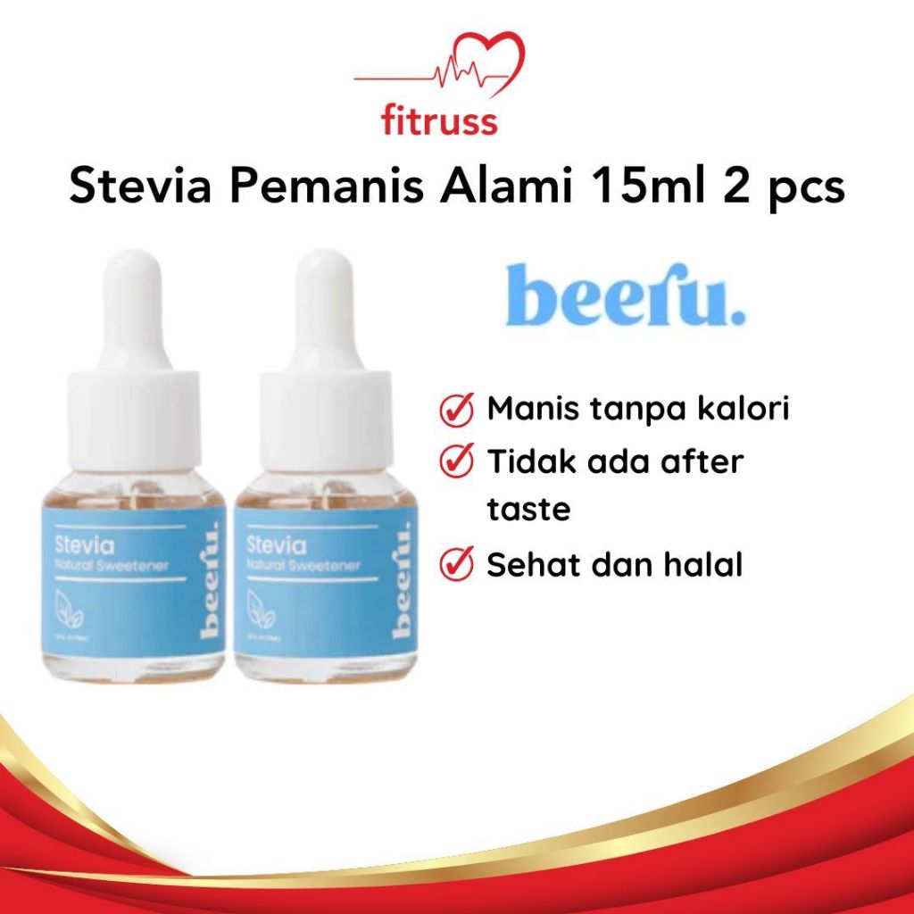 

BEERU Stevia Cair Tetes Pemanis Alami Bundling 15ml 2pcs