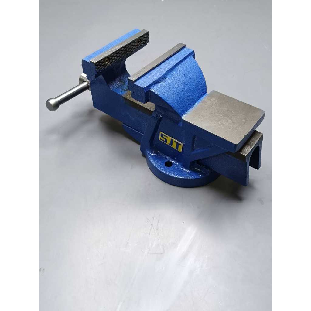 Ragum Bais Meja SJT 4" Bench Vise - Bais Catok Besi 4Inch