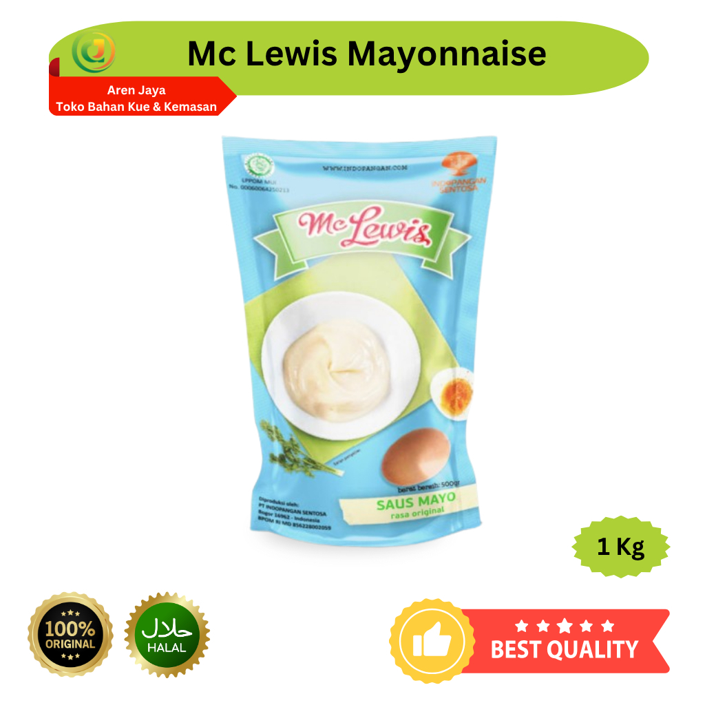 

Mc Lewis Original Mayonnaise Mayonaise Mayones Mayo Kemasan 1 Kg