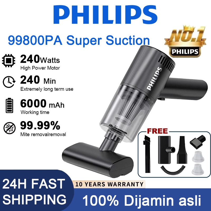 PHILIPS 998000PA Penyedot debu portabel penyedot debu 5 in 1  penyedot debu Penghisap debu basah dan