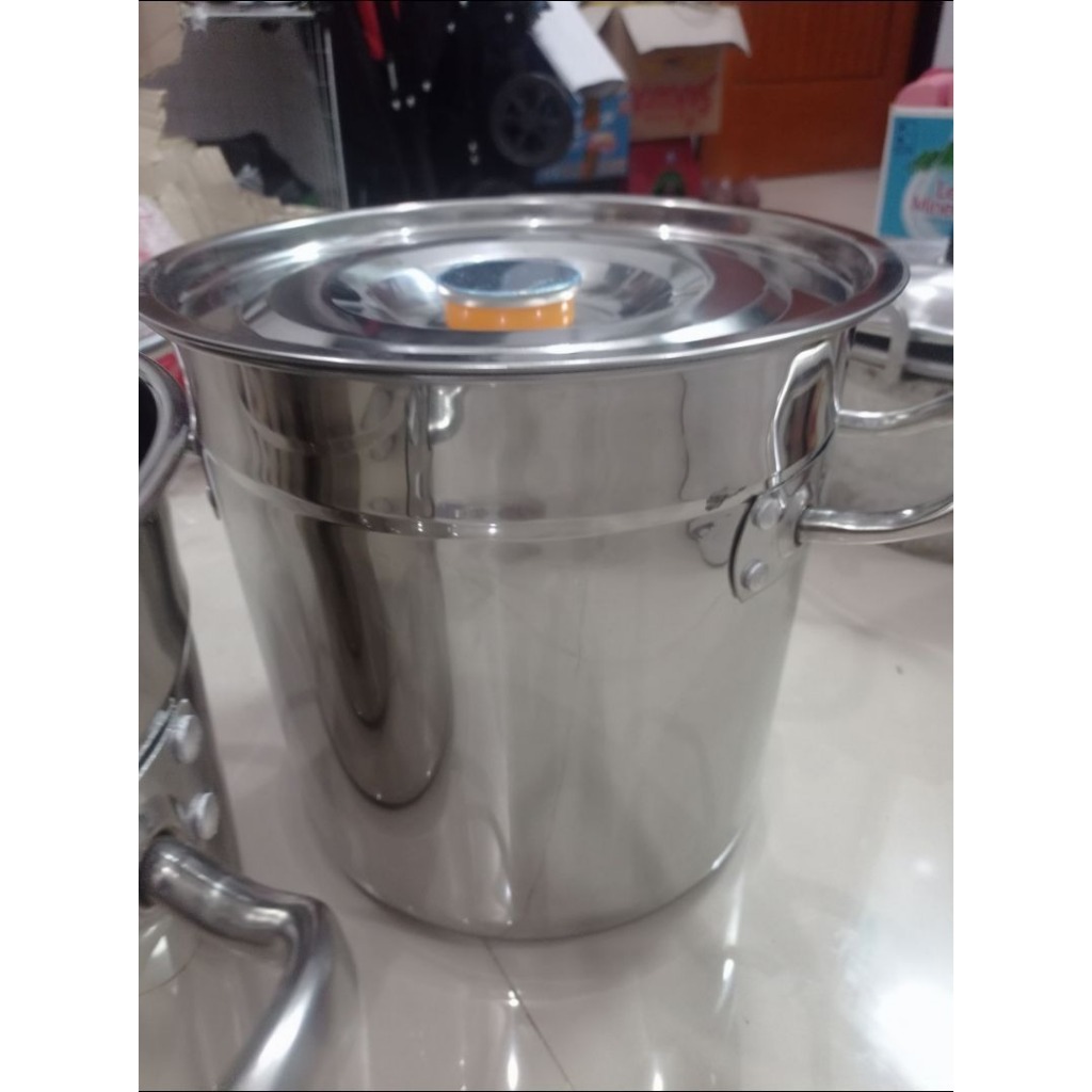 DANDANG PANCI GETONG Panci Stainless 304 Panci Sop Bakso Stockpot Royal Star 25 cm 10 liter
