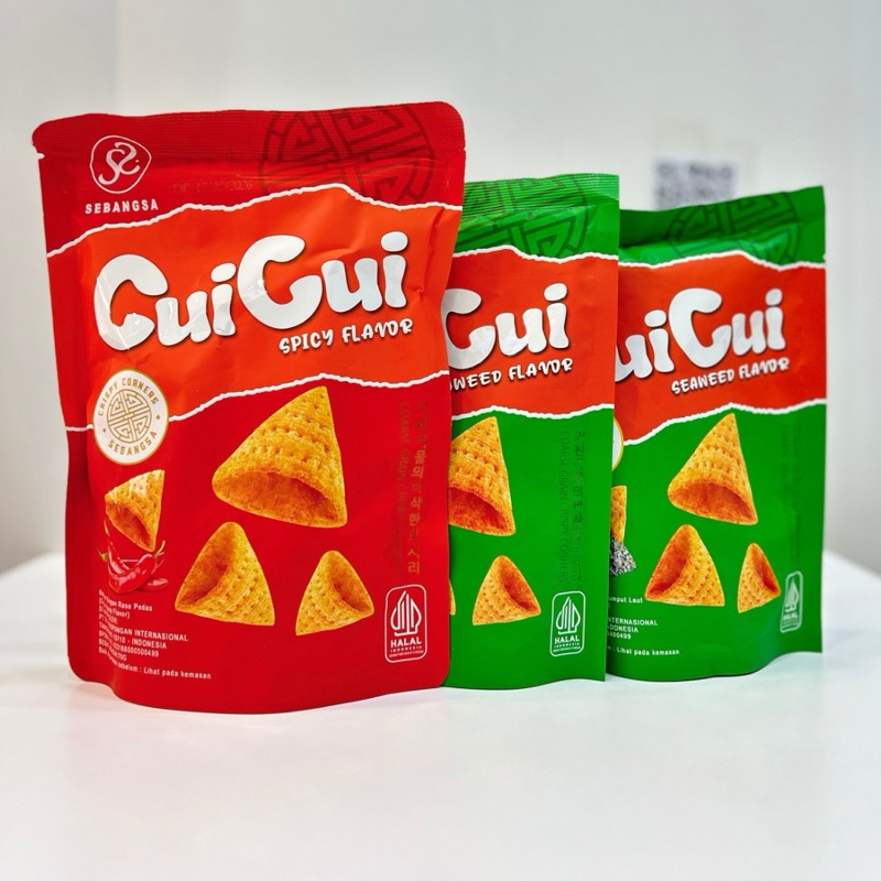 

Cui Cui Spicy Dan Rumput Laut Mic-Keripik Jagung Renyah Rasa Spicy&Rumput Laut Camilan Pedas Kekinian Ready Stock