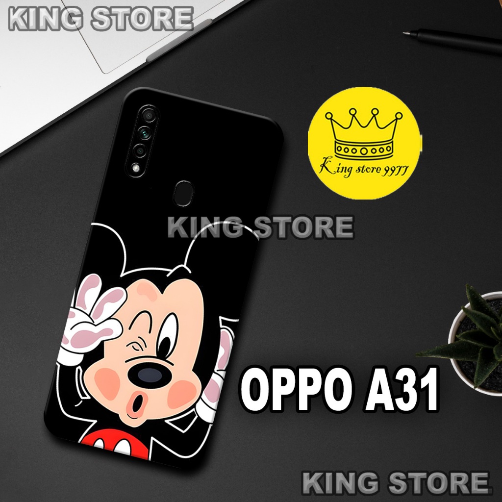 (KS3)  Softcase karet untuk OPPO A31 Motif gambar karakter Lucu/casing OPPO A31 terbaru/kesing hp/si
