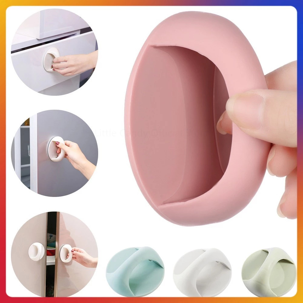 Pegangan Pintu Tempel Lemari Pakaian Laci Pintu Kamar Mandi Handle Multifungsi Laci / Pegangan Pintu