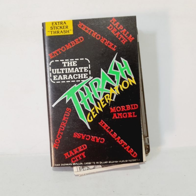 Kaset Trash Generation - Napalm Death Morbid Angel Nocturnus VA