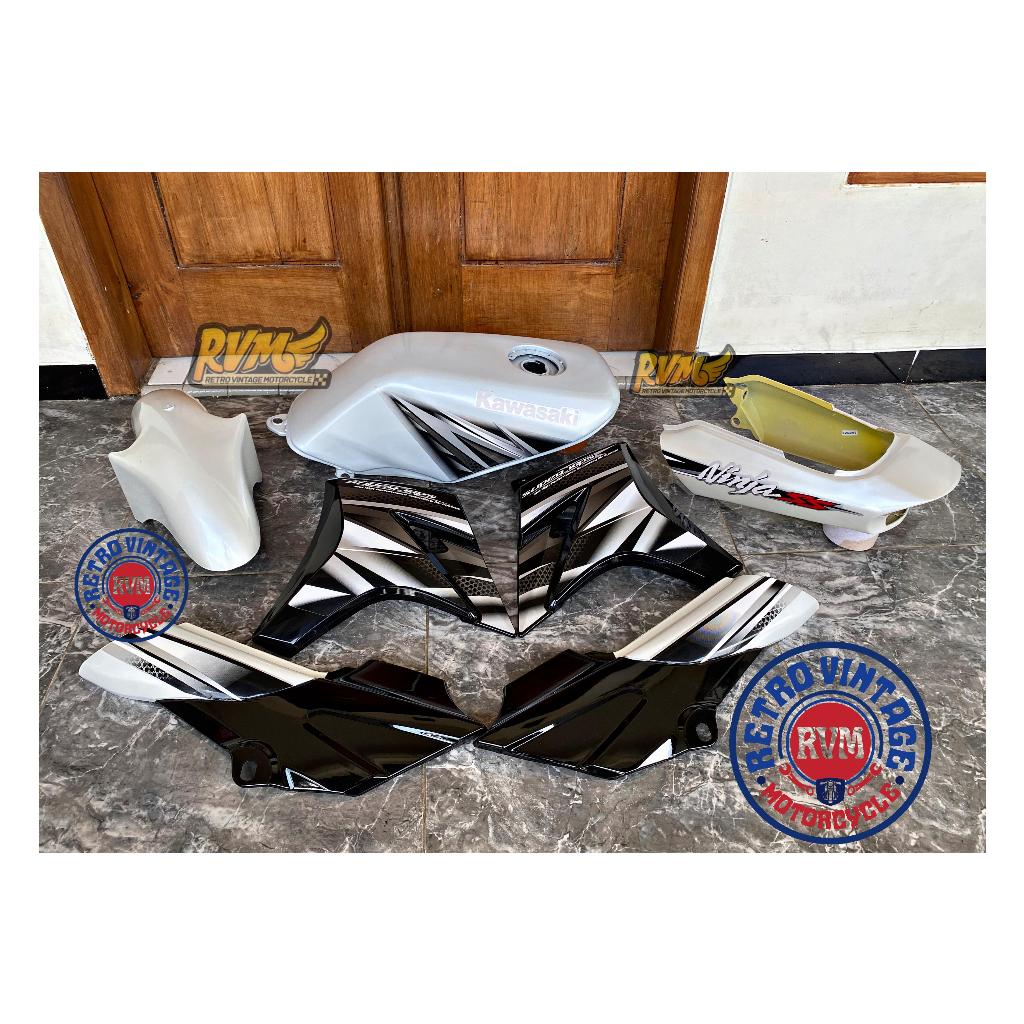 Body Fullset Ninja SS Tangki Ninja R putih metalic Kawasaki Ninja R SS set body Ninja SS Ninja R set