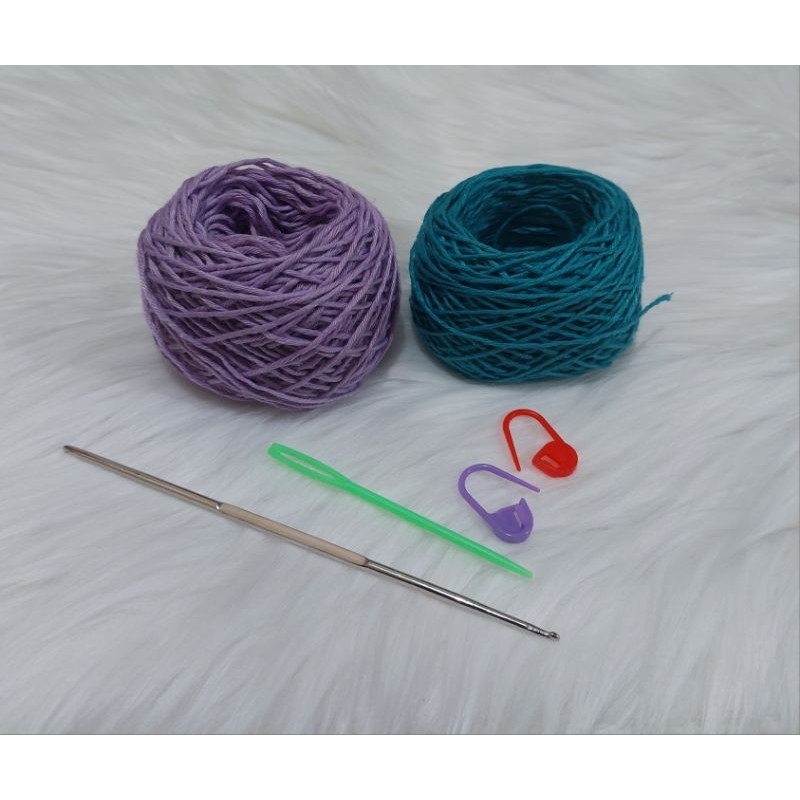 paket merajut untuk pemula, kit rajut pemula