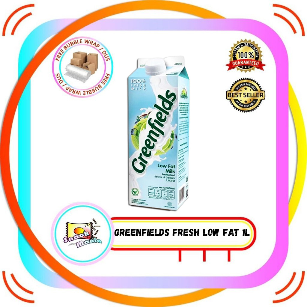 

Greenfields FRESH Low Fat Milk Susu Rendah Lemak Greenfield 1 Liter
