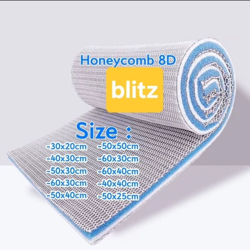 honeycomb 8D filter aquarium kolam ikan size 30x20,30×30,40x30,40x40,50x25,50x30,50x40,50x50,60x30 d